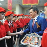 Ирек Ялалов поздравил учащихся уфимской школы № 114 с вступлением в «Юнармию»