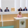 Председатель Совета Федерации подвела на заседании верхней палаты парламента итоги весенней сессии 2019 года.